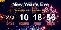 new year counter for website
